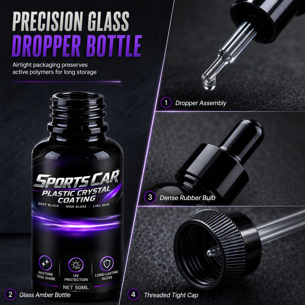 Car Plastic Restorer and Crystal Coating Agent