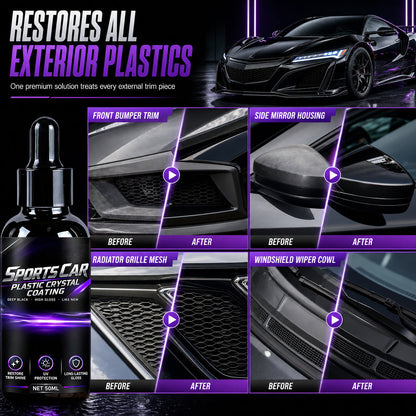 Car Plastic Restorer and Crystal Coating Agent