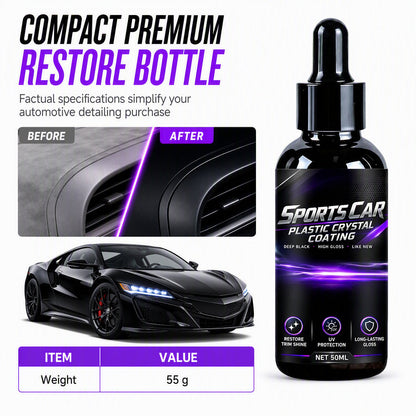 Car Plastic Restorer and Crystal Coating Agent
