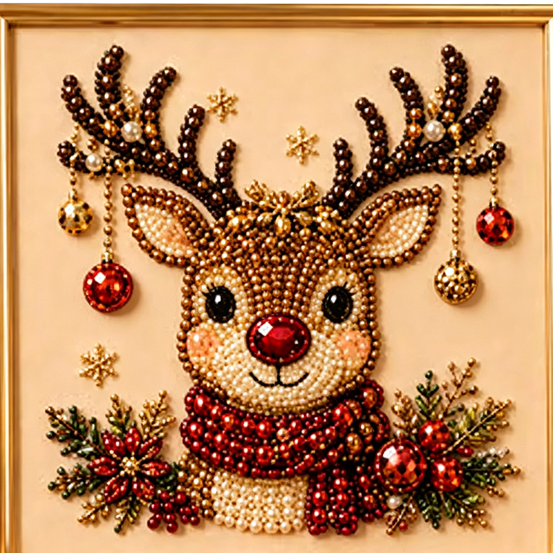 🎄Christmas Pearl & Rhinestone Painting Kit