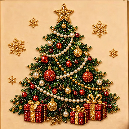 🎄Christmas Pearl & Rhinestone Painting Kit