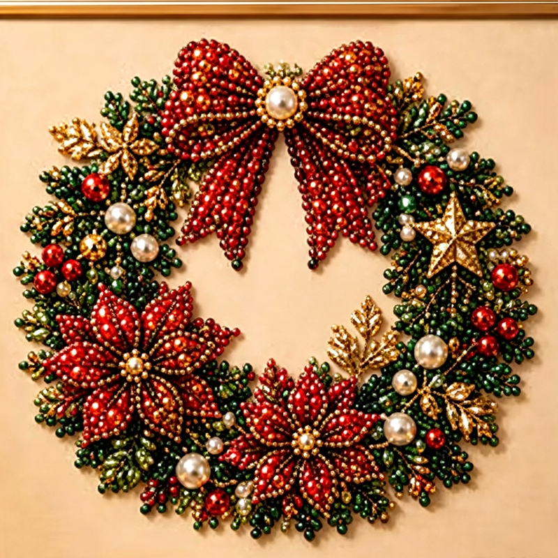 🎄Christmas Pearl & Rhinestone Painting Kit