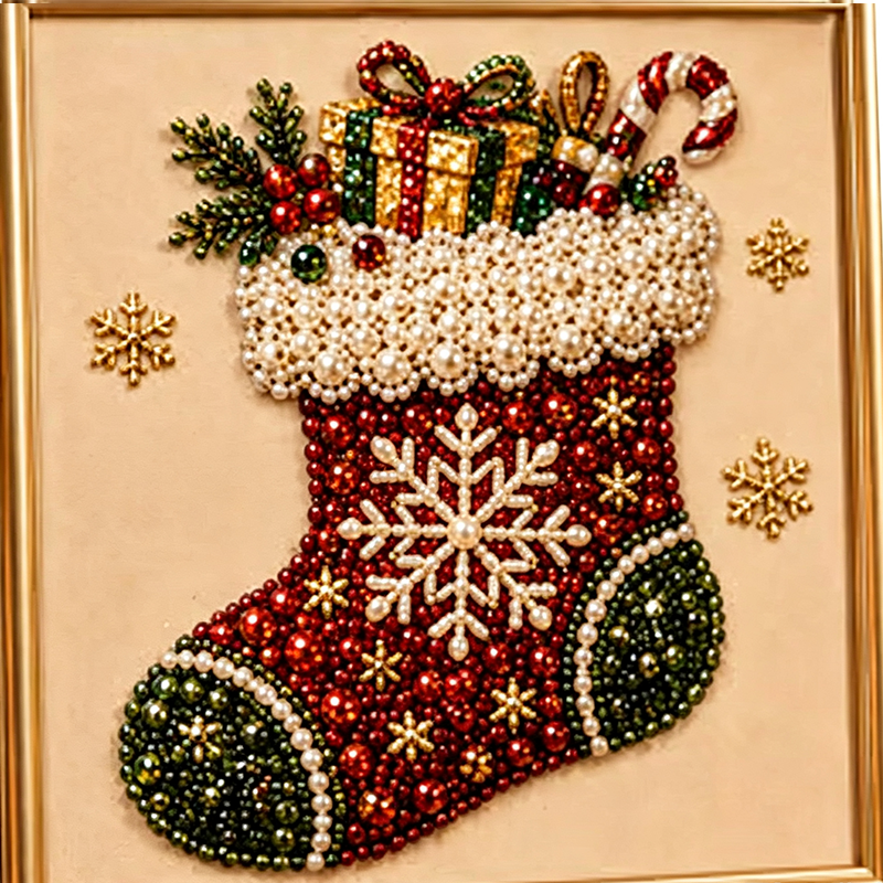 🎄Christmas Pearl & Rhinestone Painting Kit