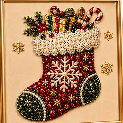 🎄Christmas Pearl & Rhinestone Painting Kit