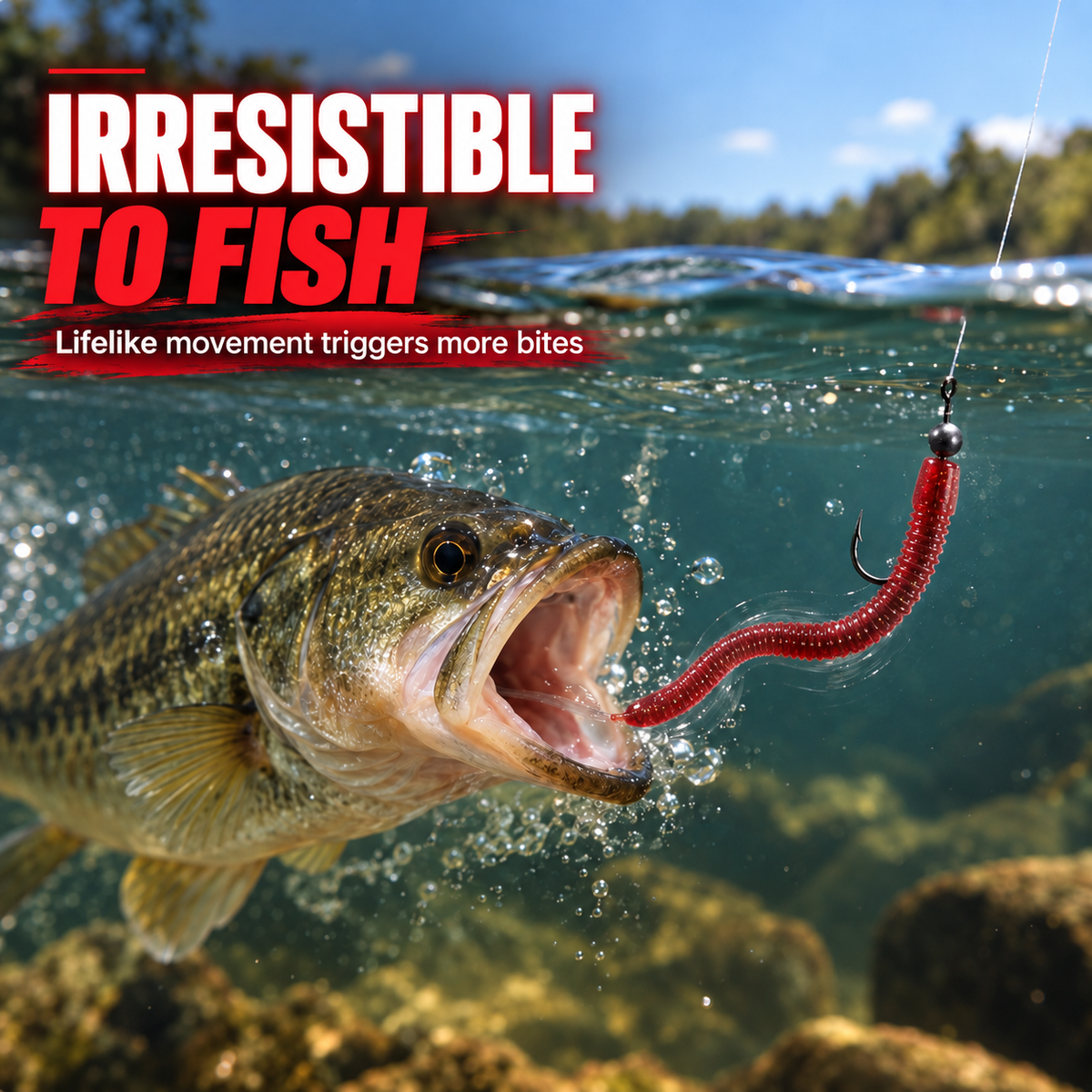🎣HOT SALE!Soft Plastic Worm Fishing Lures🐟
