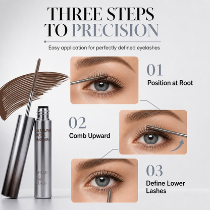 Waterproof and Sweatproof Mascara – Precision Metal Wand ✨