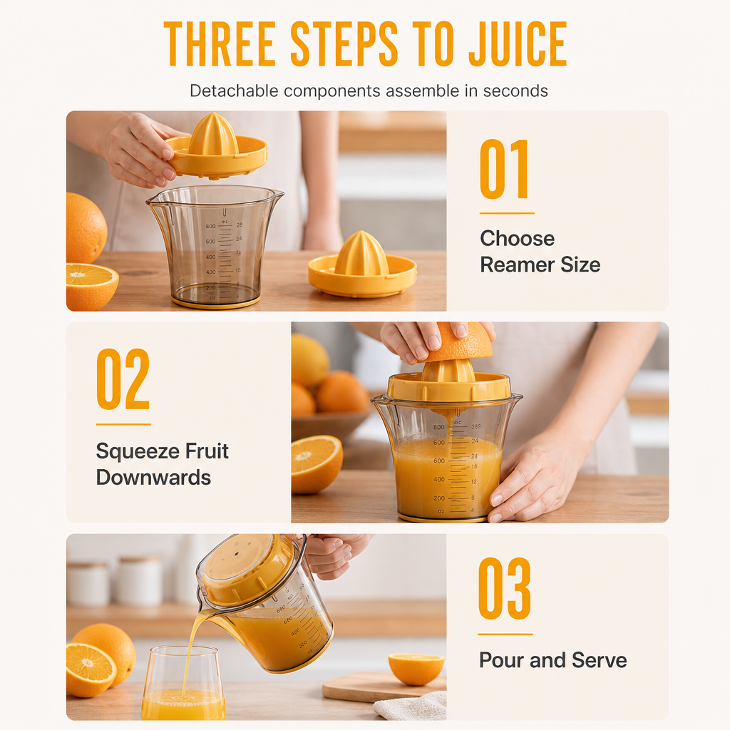 🍋HOT SALE! Portable Manual Fruit Juicer 🏕️✨