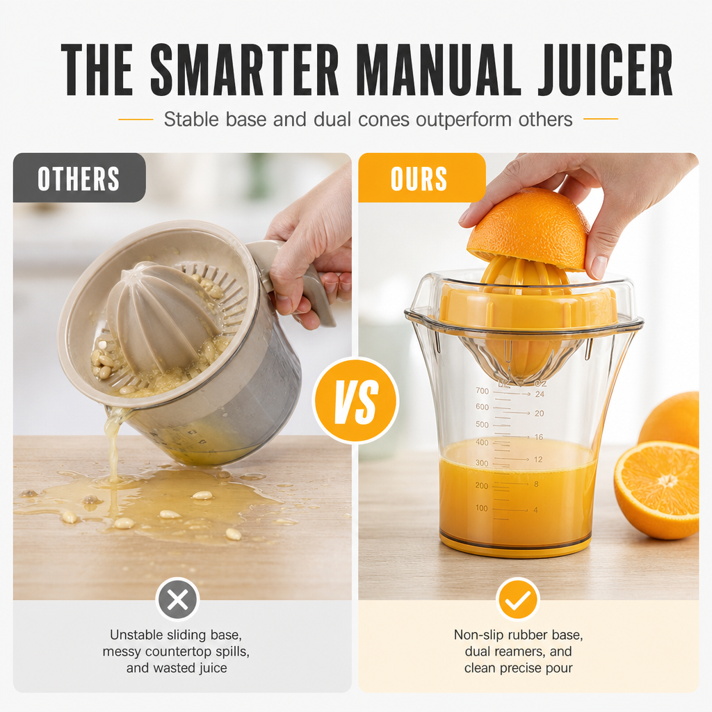 🍋HOT SALE! Portable Manual Fruit Juicer 🏕️✨