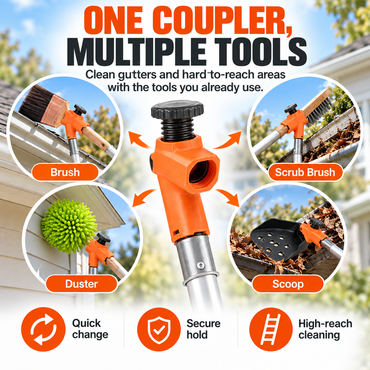 🧹HOT SALE! Multi-Functional Gutter Cleaner Tool