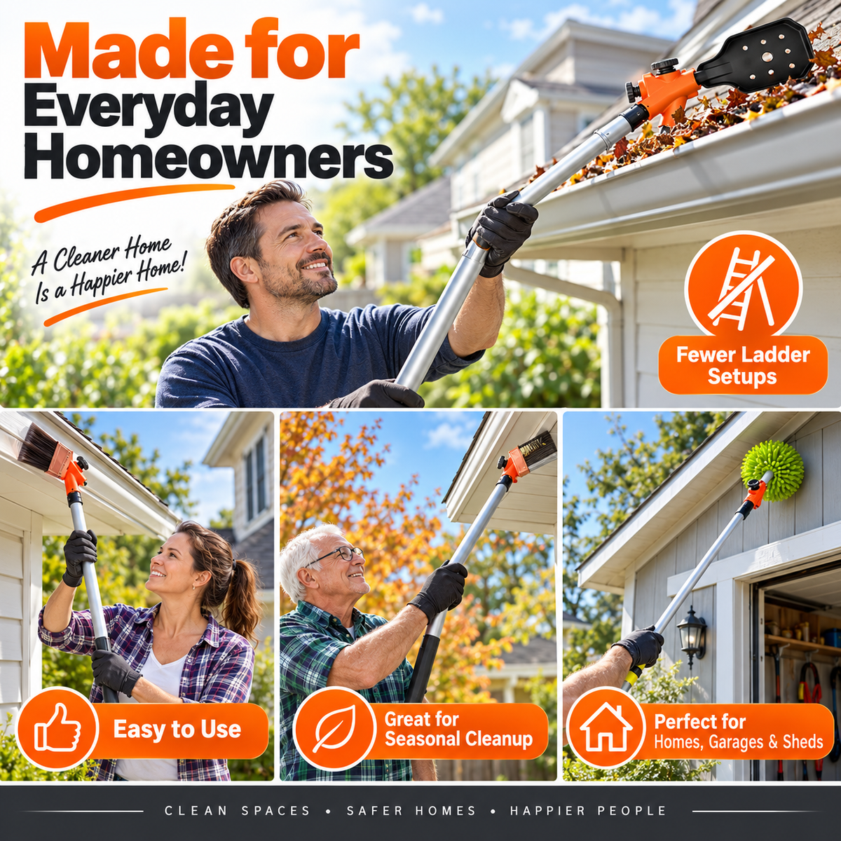 🧹HOT SALE! Multi-Functional Gutter Cleaner Tool