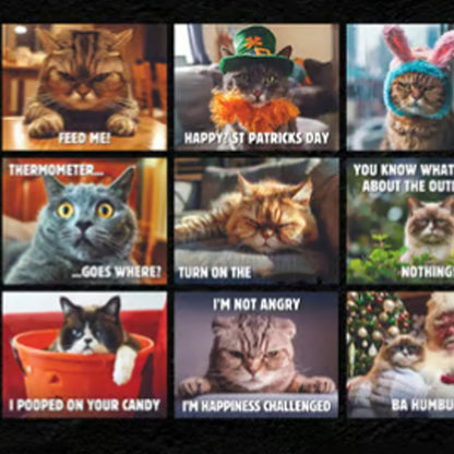 🐱 Funny Cat Calendar – 12 Months of Sassy Cat Humor