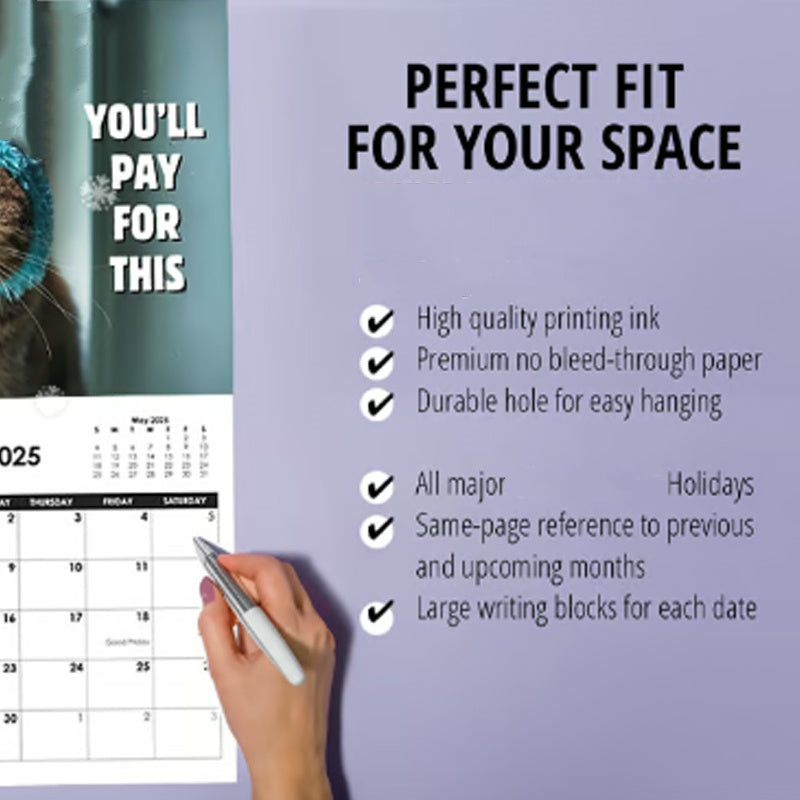🐱 Funny Cat Calendar – 12 Months of Sassy Cat Humor