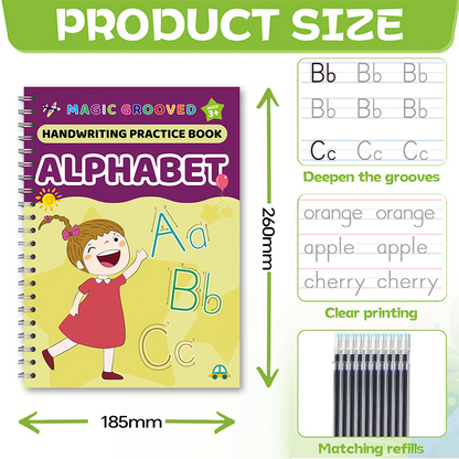 ⏳Time-Limited Special⏰Magic Grooved Handwriting Practice Book Set (7Pcs/Set)