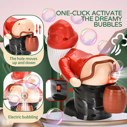 🎅 50% OFF! ✨ Christmas Santa Bubble Maker – One-Click Automatic Bubble Blowing, Joyful Music & Flashing Night Lights – Cute Holiday Toy for Kids & Family Fun 🎄