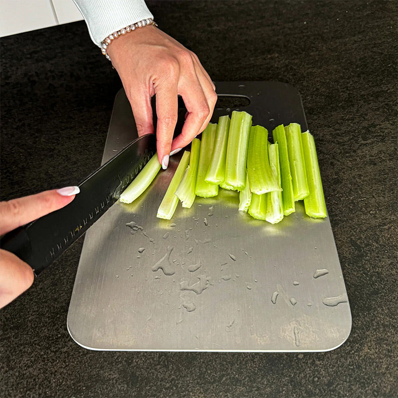 🔪Antibacterial Stainless Steel Cutting Board