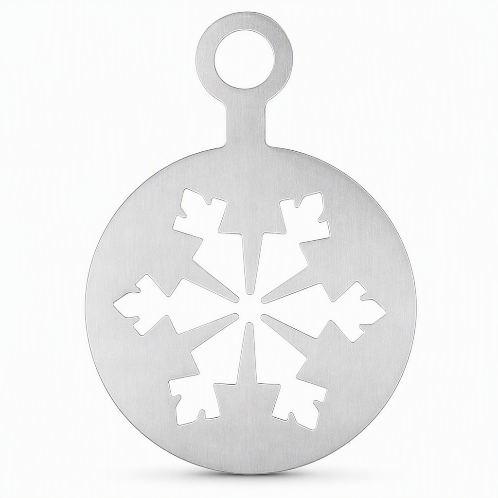 ☕Stainless Steel Coffee Latte Art Stencil Template