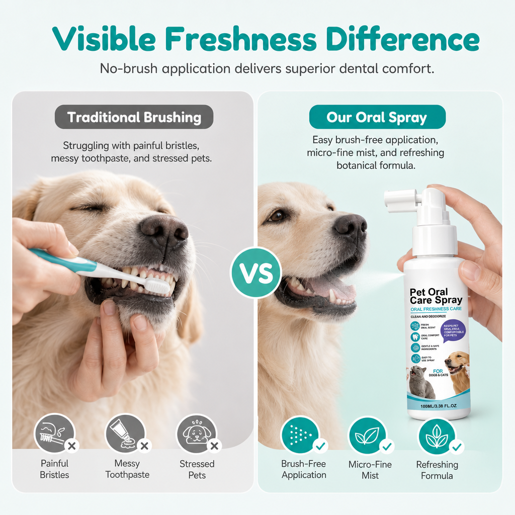 🐾Pet Oral Care Spray for Dogs and Cats