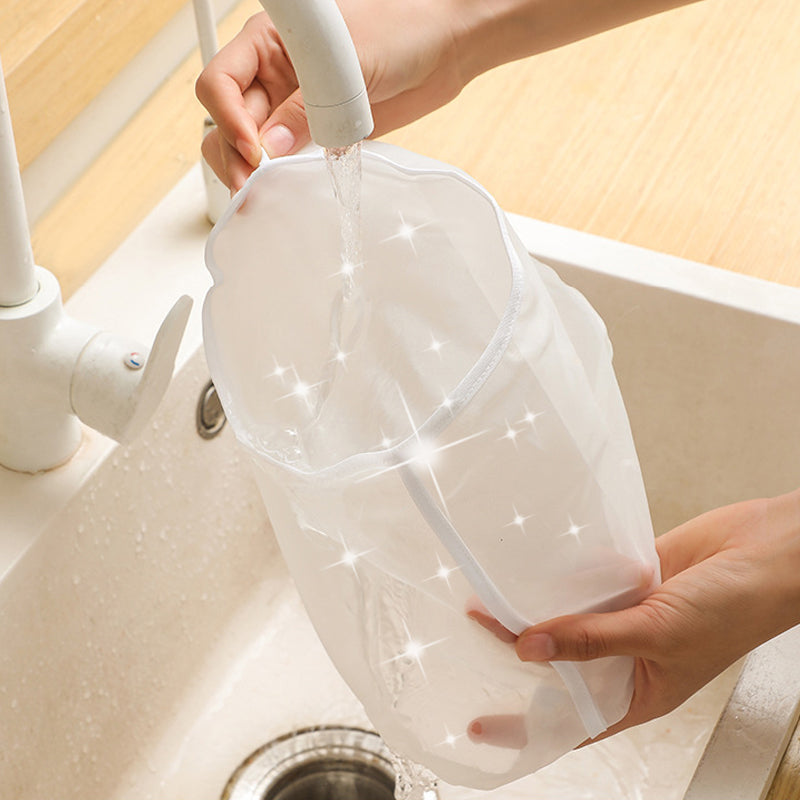 Strain Anything Instantly! No-Mess Fine Mesh Nylon Bag