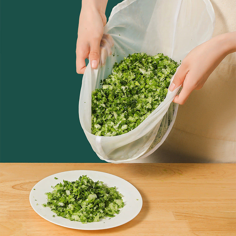 Strain Anything Instantly! No-Mess Fine Mesh Nylon Bag
