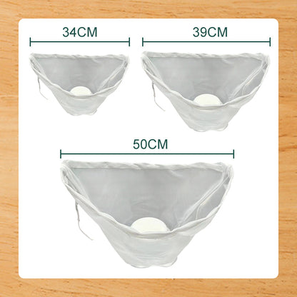 Strain Anything Instantly! No-Mess Fine Mesh Nylon Bag