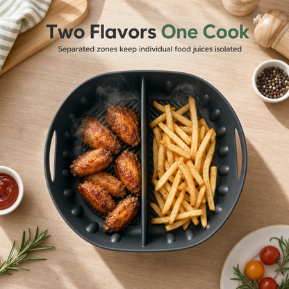 Reusable Divided Air Fryer Silicone Liner