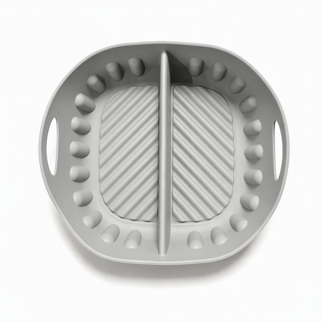 Reusable Divided Air Fryer Silicone Liner