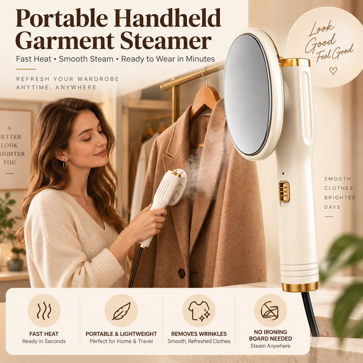 Portable Handheld Garment Steamer