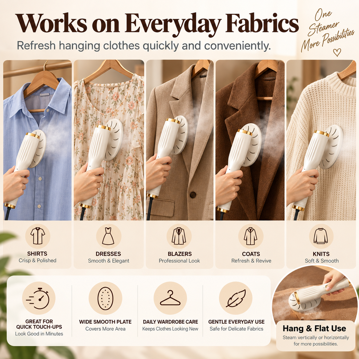 Portable Handheld Garment Steamer