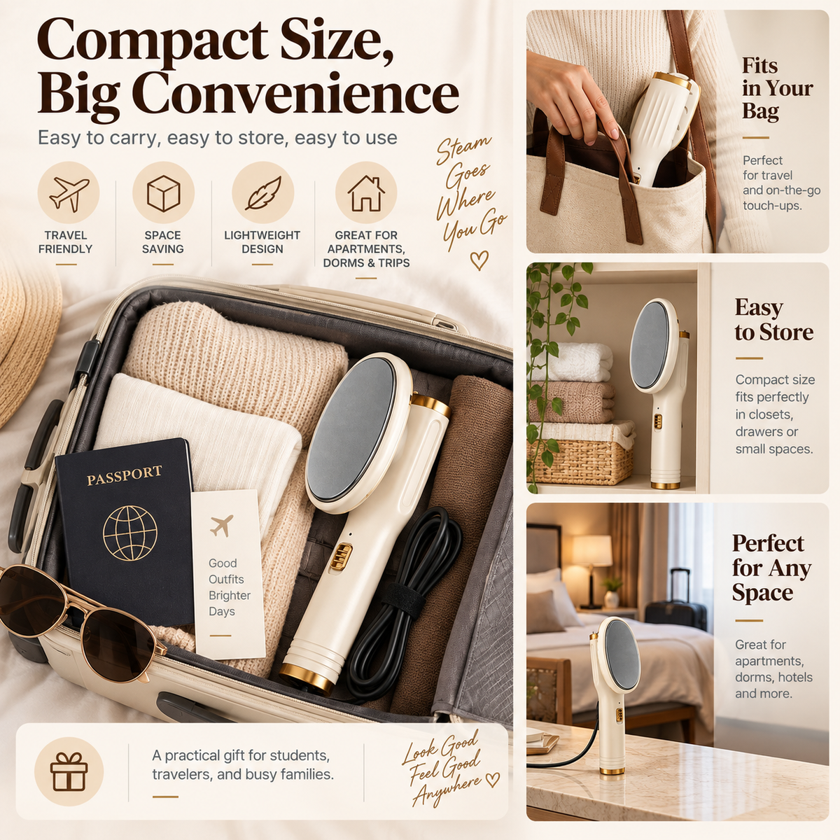 Portable Handheld Garment Steamer