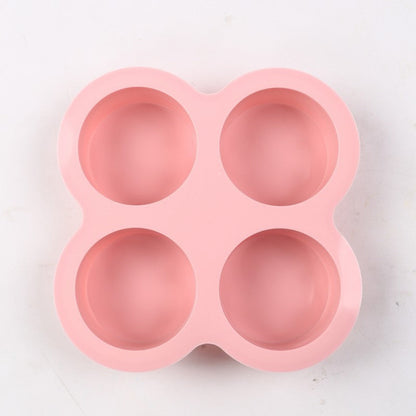 🧁 50% OFF! ✨ 4-Cavity 4-Inch Silicone Cake Mold – Instant Out Release, Heat-Resistant Flexible Design & One-Piece Durable Build – Perfect for Rainbow Cake, Pizza & Air Fryer Baking 🍕