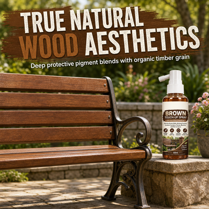 🪵✨ Brown Wood Touch-Up Spray – Refresh Faded Outdoor Furniture