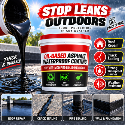 Black Asphalt Roof Waterproof Repair Coatin