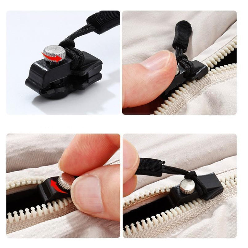 🔧50% OFF NOW! Instant Zipper Repair Clip – No Sew Zipper Slider Replacement, Tool-Free Quick Fix Zipper Pull Tab for Jackets, Backpacks, Luggage & Bags
