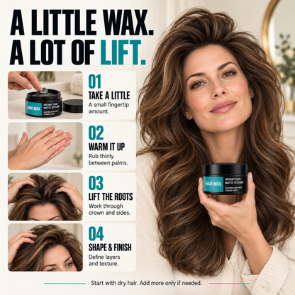 Now a hot seller🔥! Ladies and gentlemen🎁! Our hair clay and wax feature lightweight yet strong hold, glossy texture, and a matte, voluminous finish.