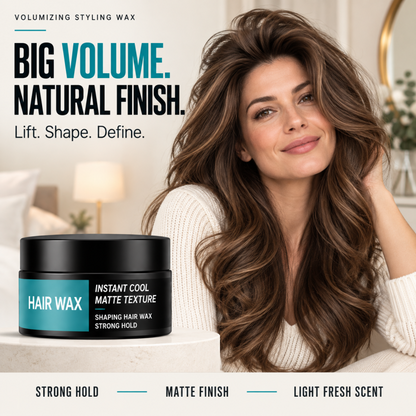 Now a hot seller🔥! Ladies and gentlemen🎁! Our hair clay and wax feature lightweight yet strong hold, glossy texture, and a matte, voluminous finish.