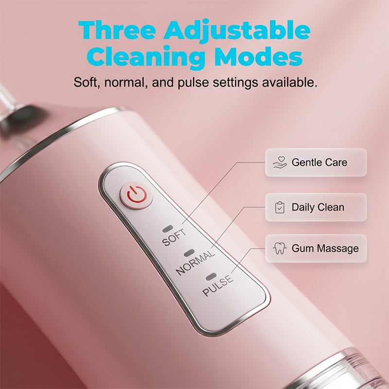 Floss Anywhere Instantly! No-Cord 230ml Water Flosser