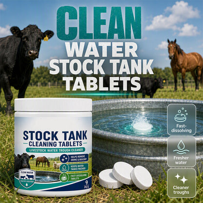 🐄💧Fast-Dissolving Livestock Water Tank Cleaning Tablets