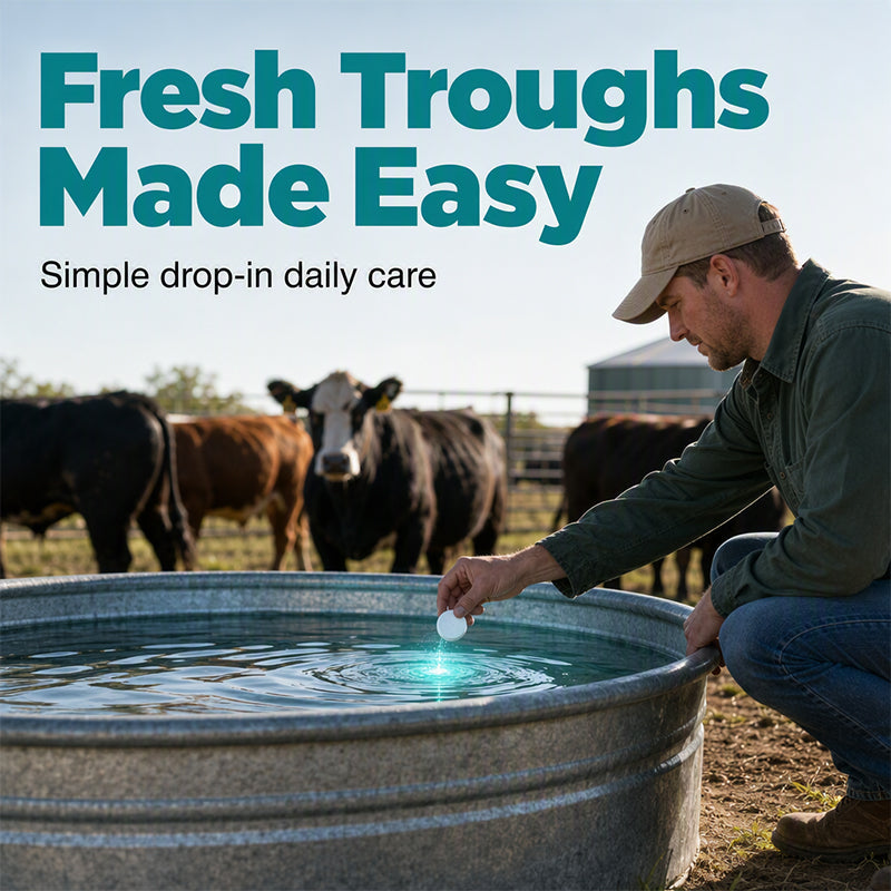 🐄💧Fast-Dissolving Livestock Water Tank Cleaning Tablets