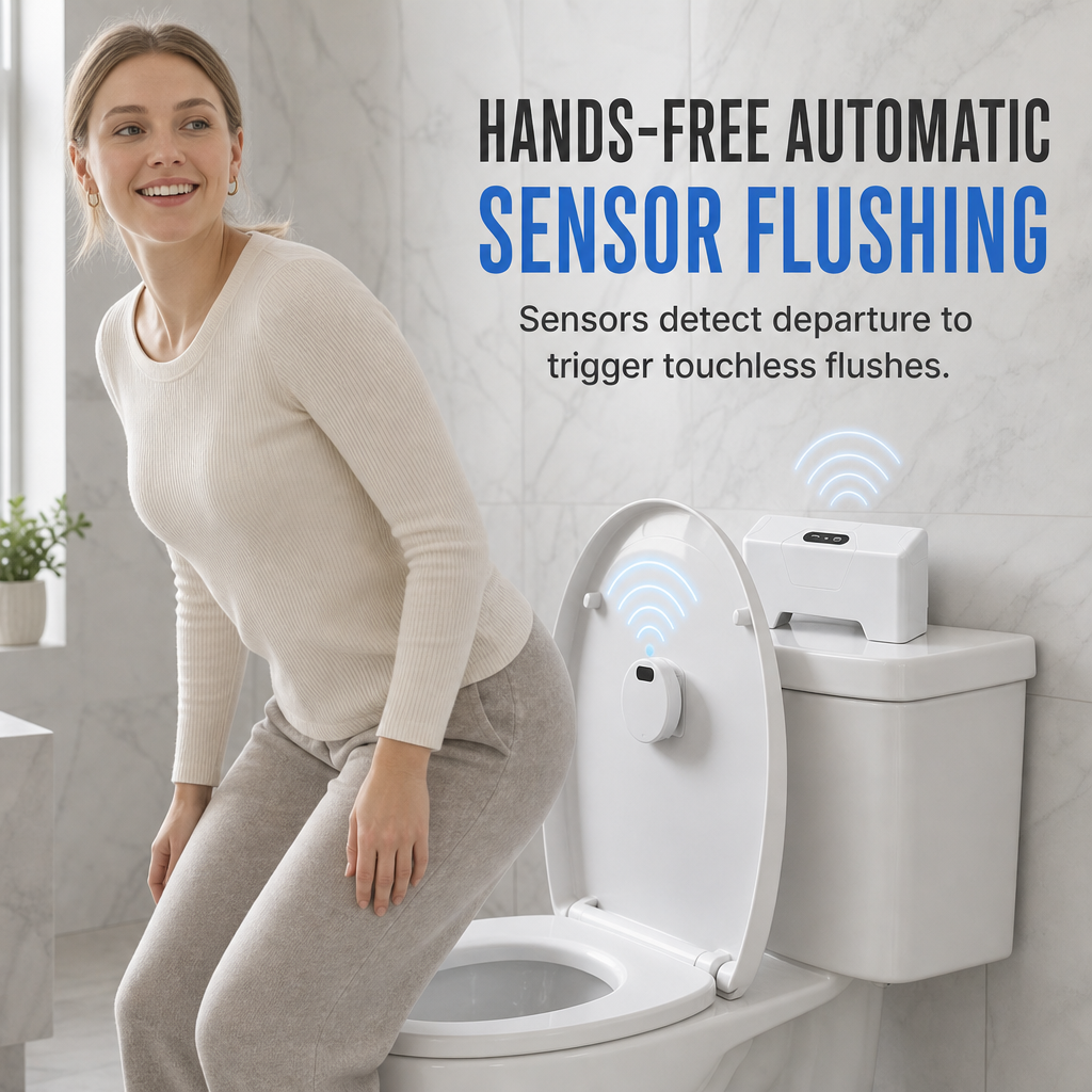 ⏳Limited-time 50% off ⏰ Touchless Automatic Toilet Flusher