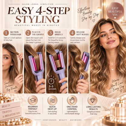 32mm Deep Wave Hair Curling Iron