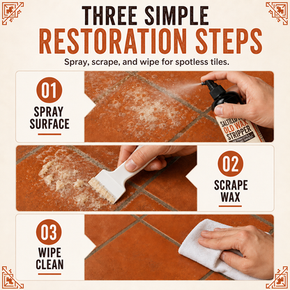 Terracotta & Saltillo Tile Wax Remover Spray