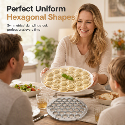 🥟 LIMITED-TIME 50% OFF! ⚡ 37-Hole Quick Dumpling Maker – Time-saving, Uniform, Simple Use 🍽️