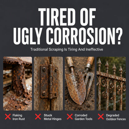 Rust Remover Spray and Protective Metal Rust Converter