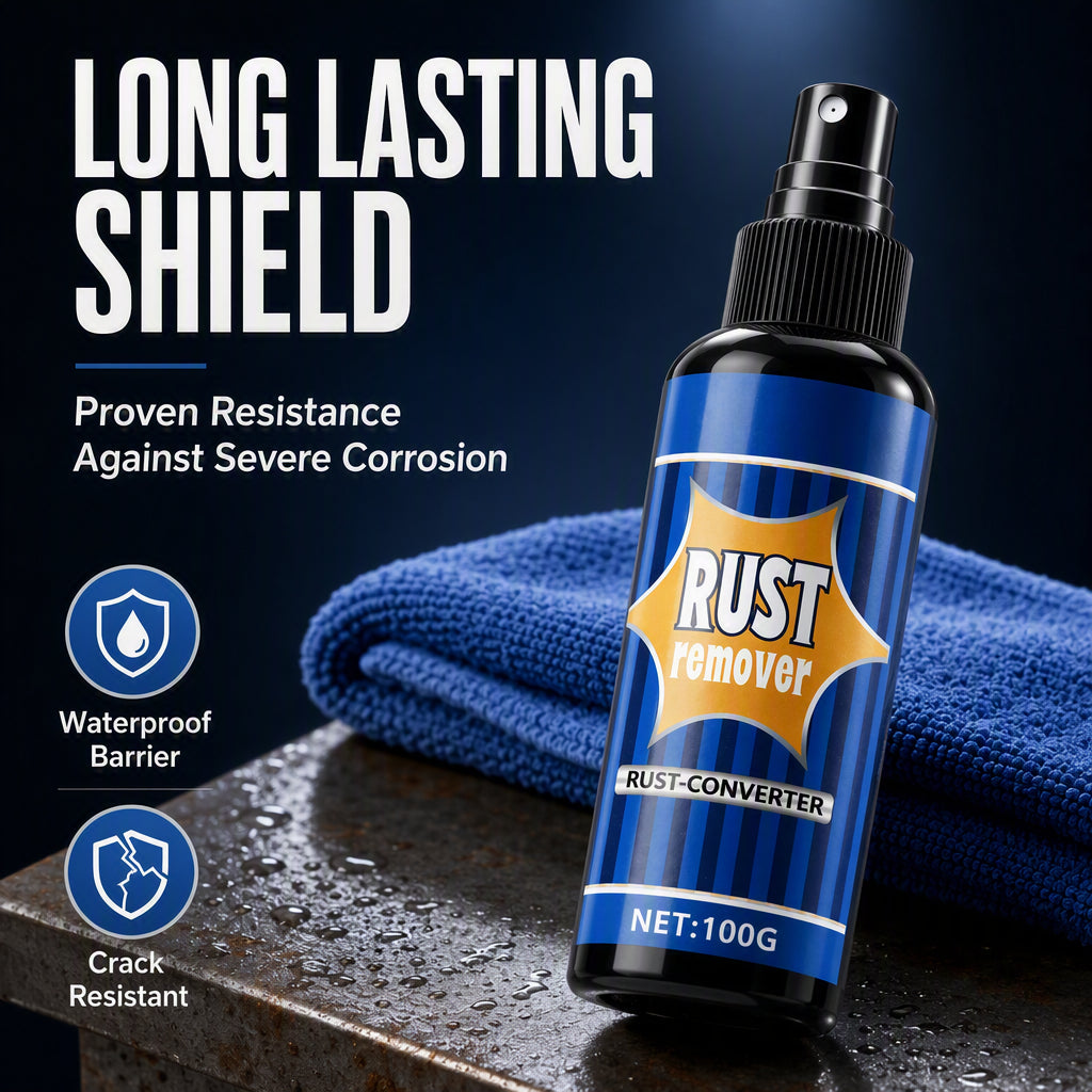 Rust Remover Spray and Protective Metal Rust Converter