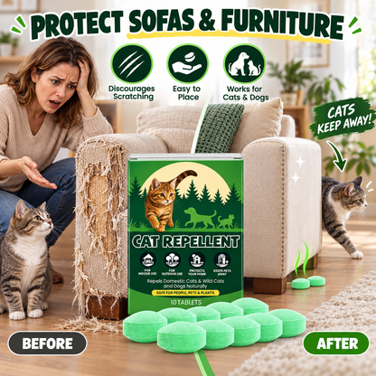 Safe Plant-Extract Cat Repellent Pills