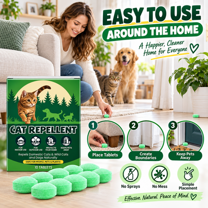 Safe Plant-Extract Cat Repellent Pills
