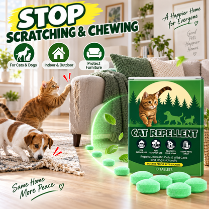 Safe Plant-Extract Cat Repellent Pills