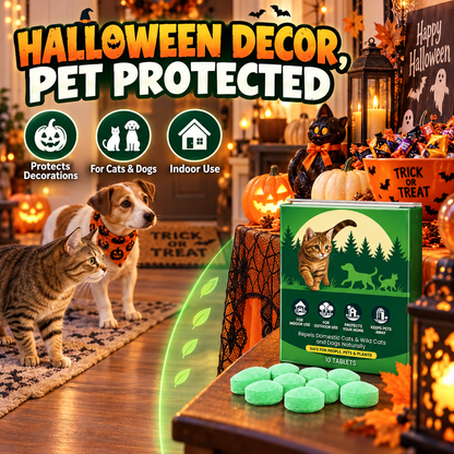 Safe Plant-Extract Cat Repellent Pills