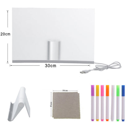 Kids DIY Illuminated Erasable Drawing Board Set