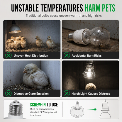 Pet Heat Lamp with Temperature Control
